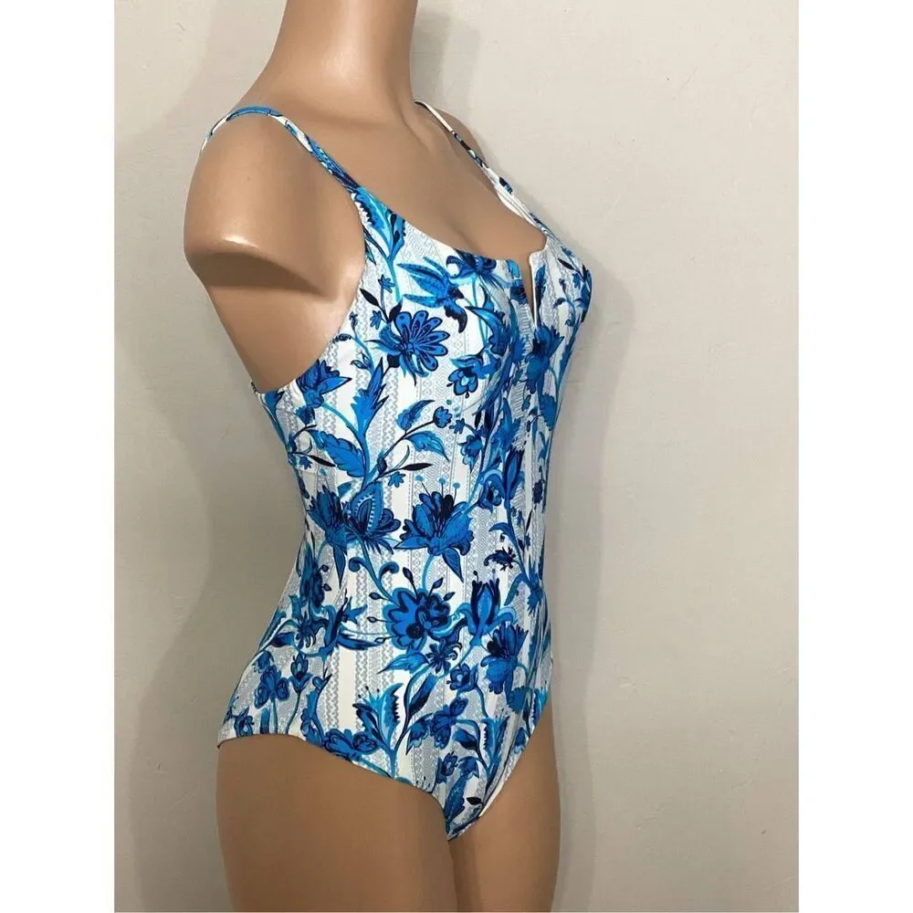 New. Red Carter floral swimsuit. Large. Retails $168